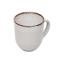 Caneca Lyor Linear de Cerâmica Cinza 380ml Caneca Lyor Linear de Cerâmica Cinza 380ml