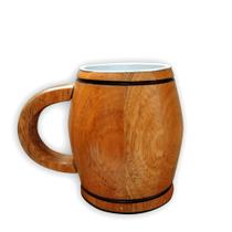 Caneca madeira cerejeira 400 ml