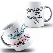 Caneca Madrinha Padrinho Dindos E Dindas Padrinhos Promovido A Padrinhos Porcelana MEGA OFERTA!