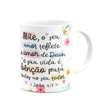 Caneca Mães, feliz dia! - Seu amor reflete o amor de Deus Caneca Mães, feliz dia! - Seu amor reflete o amor de Deus