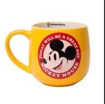 Caneca maggie 400ml mickey amarelo