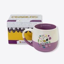 Caneca maggie 400ml snoopy floral