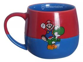 Caneca Maggie Super Mario & Yoshi 400ml - Zona Criativa