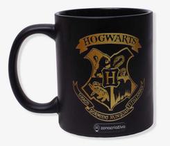 Caneca Magic Harry Potter 350 ML preta Licenciada Cor:sem Glitter