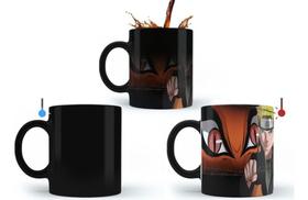 Caneca Mágica Anime Naruto Uzumaki E Raposa De Nove Caldas