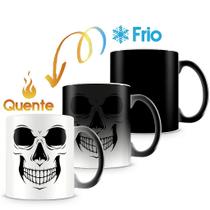 Caneca Mágica Caveira Personalizada em Cerâmica - 325ml Caneca Mágica Caveira Personalizada em Cerâmica - 325ml