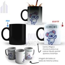 Caneca Mágica Com Café Sem Café Divertida Animais Xícara