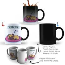 Caneca Mágica Com Café Sem Café Divertida Animais Xícara