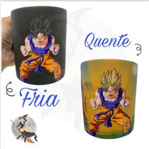 Caneca mágica dragon ball goku - super saiyajin