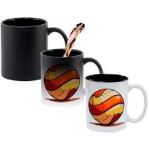 Caneca Mágica Fosca Interna Preta Muda de Cor 325ml BOLA VOLLEY VOLEI ESPORTE Caneca Mágica Fosca Interna Preta Muda de Cor 325ml BOLA VOLLEY VOLEI ESPORTE