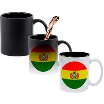 Caneca Mágica Fosca Interna Preta Muda de Cor 325ml BOLIVIA CIRCULO