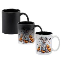 Caneca Mágica Fosca Interna Preta Muda de Cor 325ml CACHORRO DOG FOFO HALLOWEEN MUMIA 18 Caneca Mágica Fosca Interna Preta Muda de Cor 325ml CACHORRO DOG FOFO HALLOWEEN MUMIA 18