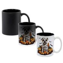 Caneca Mágica Fosca Interna Preta Muda de Cor 325ml CACHORRO DOG FOFO HALLOWEEN MUMIA 9 Caneca Mágica Fosca Interna Preta Muda de Cor 325ml CACHORRO DOG FOFO HALLOWEEN MUMIA 9