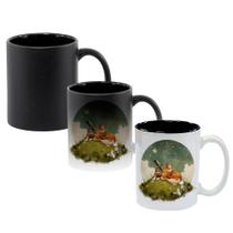 Caneca Mágica Fosca Interna Preta Muda de Cor 325ml CACHORRO DOG INFANTIL LUNETA SOLAR 1