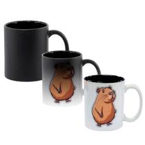 Caneca Mágica Fosca Interna Preta Muda de Cor 325ml CAPIVARA SELVAGEM 5 Caneca Mágica Fosca Interna Preta Muda de Cor 325ml CAPIVARA SELVAGEM 5