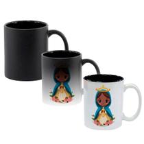 Caneca Mágica Fosca Interna Preta Muda de Cor 325ml NOSSA SENHORA DA APARECIDA 19