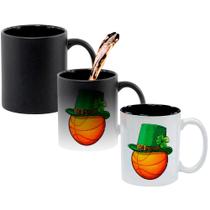 Caneca Mágica Fosca Interna Preta Muda de Cor 325ml PATRICKS DAY BOLA BASQUETE