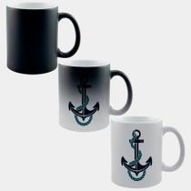 Caneca Mágica Fosca Muda de Cor 325ml ANCORA MARINHEIRO DESENHO UMBANDA