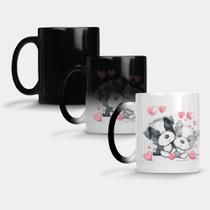 Caneca Mágica Fosca Muda de Cor 325ml CACHORRO CASAL APAIXONADO AMOR NAMORADOS 4 Caneca Mágica Fosca Muda de Cor 325ml CACHORRO CASAL APAIXONADO AMOR NAMORADOS 4