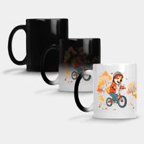 Caneca Mágica Fosca Muda de Cor 325ml CACHORRO DOG BICICLETA BIKE 4 Caneca Mágica Fosca Muda de Cor 325ml CACHORRO DOG BICICLETA BIKE 4