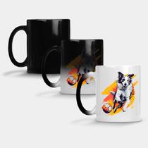 Caneca Mágica Fosca Muda de Cor 325ml CACHORRO DOG FUTEBOL 4 Caneca Mágica Fosca Muda de Cor 325ml CACHORRO DOG FUTEBOL 4