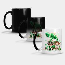 Caneca Mágica Fosca Muda de Cor 325ml CACHORRO TURMA ST PATRICKS DAY 11
