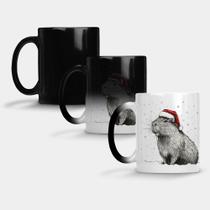 Caneca Mágica Fosca Muda de Cor 325ml CAPIVARA NATAL 10