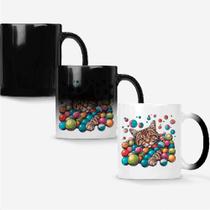 Caneca Mágica Fosca Muda de Cor 325ml GATINHO PISCINA DE BOLINHAS 1 Caneca Mágica Fosca Muda de Cor 325ml GATINHO PISCINA DE BOLINHAS 1