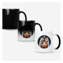 Caneca Mágica Fosca Muda de Cor 325ml JESUSMARIAJOSEFOFO Caneca Mágica Fosca Muda de Cor 325ml JESUSMARIAJOSEFOFO