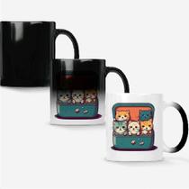 Caneca Mágica Fosca Muda de Cor 325ml LANCHEIRA GATINHOS FOFOS Caneca Mágica Fosca Muda de Cor 325ml LANCHEIRA GATINHOS FOFOS