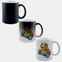Caneca Mágica Fosca Muda de Cor 325ml TARTARUGA FOFINHA DESENHO Caneca Mágica Fosca Muda de Cor 325ml TARTARUGA FOFINHA DESENHO