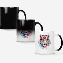 Caneca Mágica Fosca Muda de Cor 325ml TIGRE CORES PASTEIS