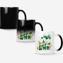 Caneca Mágica Fosca Muda de Cor 325ml TURMA GATINHOS ST PATRICKS DAY 19