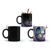 Caneca Mágica Gato Risonho Da Alice No País Das Maravilhas Mod.03