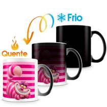 Caneca Mágica Gato Risonho - Porcelana Termosensível - 325ml Caneca Mágica Gato Risonho - Porcelana Termosensível - 325ml