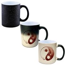 Caneca Mágica Glitter Muda de Cor 325ml YIN YANG TOP Caneca Mágica Glitter Muda de Cor 325ml YIN YANG TOP