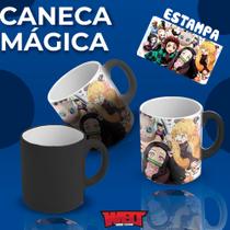 Caneca Mágica Personalizada Demon Slayer: Kimetsu no Yaiba (PORCELANA 325ML)