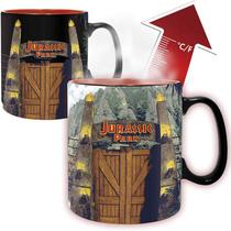 Caneca Mágica Térmica Jurassic Park Portas do Parque Tiranossauro Rex 460 ml Caneca Mágica Térmica Jurassic Park Portas do Parque Tiranossauro Rex 460 ml