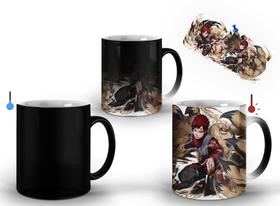 Caneca Magica Termossensível Gaara (Anime Naruto)