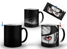 Caneca Magica Termossensível Kakashi (Anime Naruto)