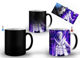 Caneca Magica Termossensível Obito Uchiha (Anime Naruto)