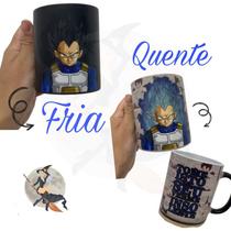 Caneca mágica vegeta super saiyajin blue