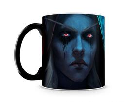 Caneca Mágica World Of Warcraft Sylvanas III Caneca Mágica World Of Warcraft Sylvanas III