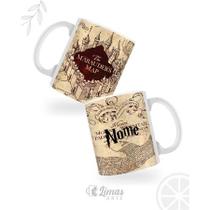 Caneca - Mapa do Maroto - Harry Potter - Vários Modelos (Personalizada com Nome)