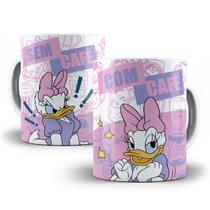 Caneca Margarida Com Café Sem Café Porcelana Personalizada
