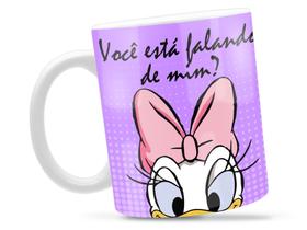 Caneca Margarida Rosto Divertida Porcelana Xícara 325ml + Caixa Presente Caneca Margarida Rosto Divertida Porcelana Xícara 325ml + Caixa Presente