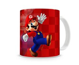 Caneca Mario Bros Vermelha