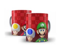 Caneca Mario E Luigi Super Mario Em Alta Resolução 325Ml
