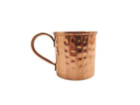 Caneca Martelada Moscow Mule Drinks Cobre Alça Bronze 350ml