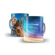 Caneca Marvel Guardiões Da Galáxia Rocket Groot 325Ml 00156